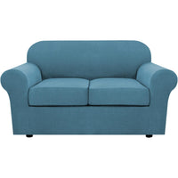 4 Piece Stretch Couch Covers for Cushion Couch Sofa Furniture Slipcovers