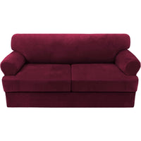 Sofa Slipcovers Thick Velvet Couch Cover Stretch T Cushion Sofa Covers Individual T Cushion Covers,