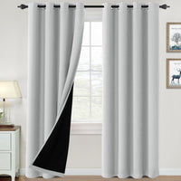 ✨special discount✨100% Blackout Thermal Insulated Blackout Curtains for Bedroom