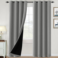 ✨special discount✨100% Blackout Thermal Insulated Blackout Curtains for Bedroom