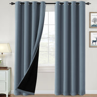 ✨special discount✨100% Blackout Thermal Insulated Blackout Curtains for Bedroom