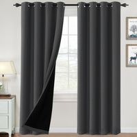 ✨special discount✨100% Blackout Thermal Insulated Blackout Curtains for Bedroom