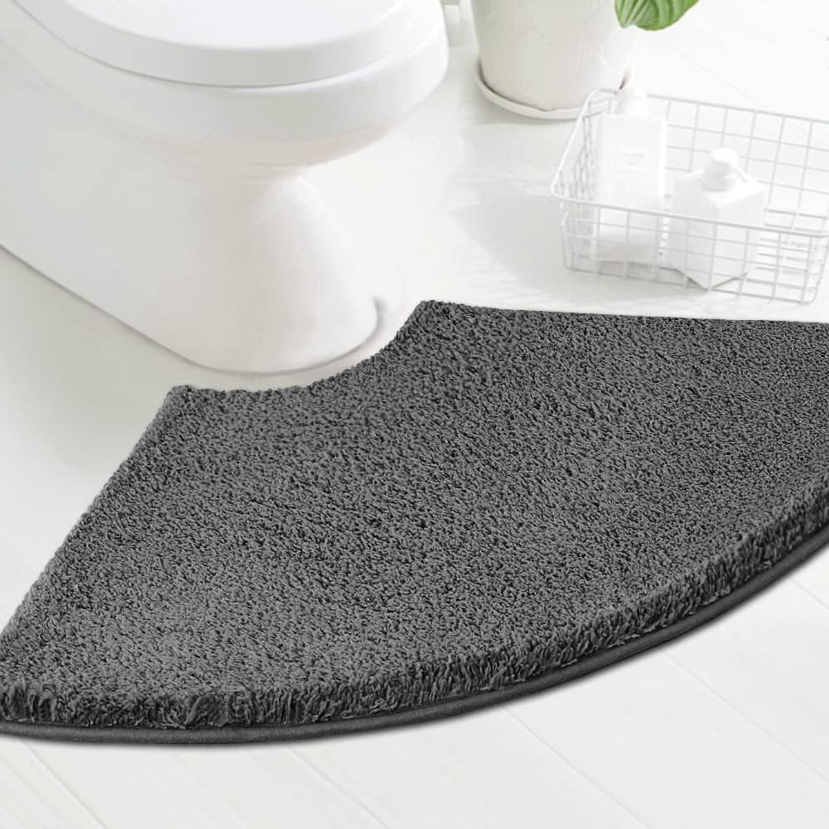 Bathroom Rug Tufted Bath Rug Bath Mat Non Slip Area Rug Extra Soft Thick Absorbent Shaggy Kitchen Rug Indoor Mat Washable Microfiber Bath Mat for Bathroom Living Room Fast Dry