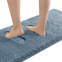 Bathroom Rug Tufted Bath Rug Bath Mat Non Slip Area Rug Extra Soft Thick Absorbent Shaggy Kitchen Rug Indoor Mat Washable Microfiber Bath Mat for Bathroom Living Room Fast Dry