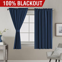 H.VERSAILTEX 100% Blackout Curtain Panels 96 Inches Long Thermal Insulated Blackout Lined Curtains for Bedroom Two Layers Full Light Blocking Drapes for Living Room, 2 Panels, Hunter Green