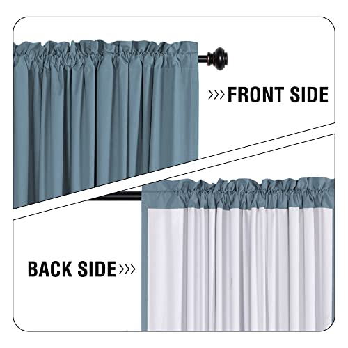 H.VERSAILTEX 100% Blackout Curtain Panels 96 Inches Long Thermal Insulated Blackout Lined Curtains for Bedroom Two Layers Full Light Blocking Drapes for Living Room, 2 Panels, Hunter Green