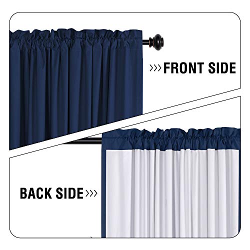 H.VERSAILTEX 100% Blackout Curtain Panels 96 Inches Long Thermal Insulated Blackout Lined Curtains for Bedroom Two Layers Full Light Blocking Drapes for Living Room, 2 Panels, Hunter Green