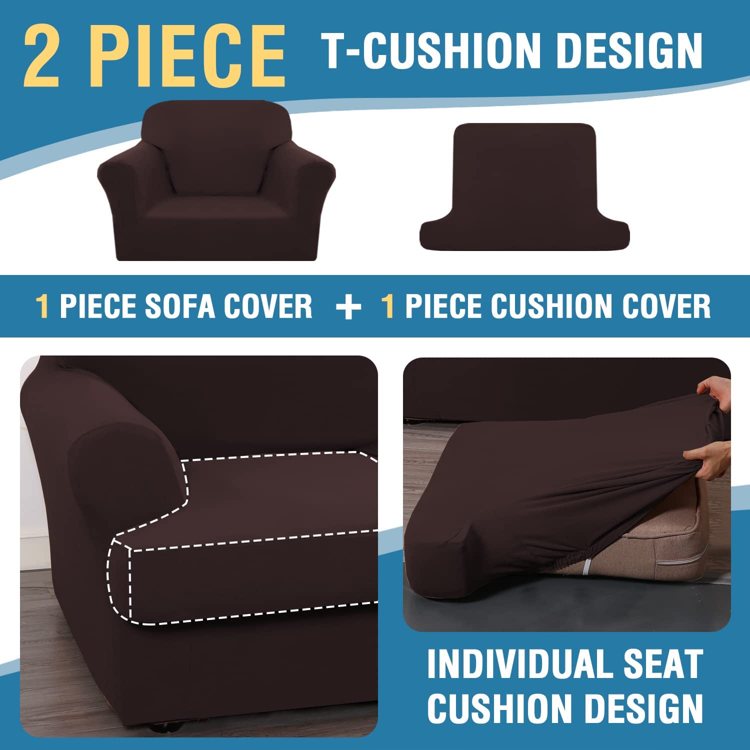 T cushion best sale chair slipcovers