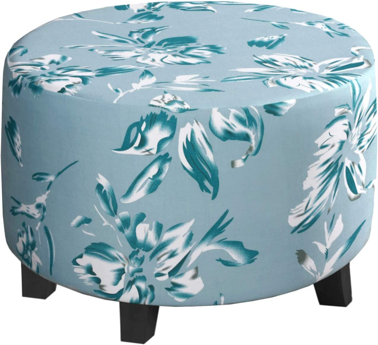 Super Stretch Ottoman Covers Slipcover round Ottoman Slipcover Folding ...