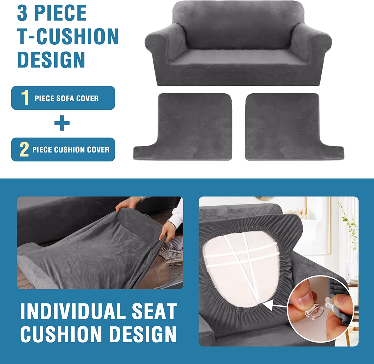 3 piece chair online cover