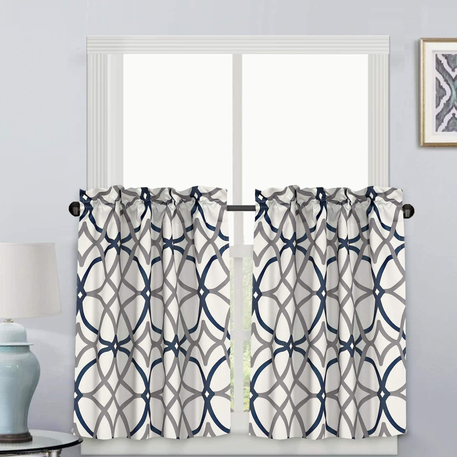 Kitchen Curtains  Curtains, Half window curtains, Kitchen curtains