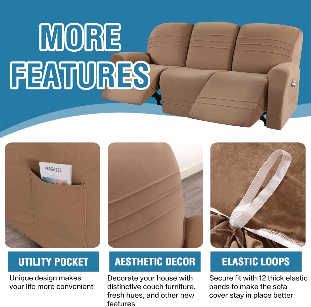 Recliner sofa online fitting